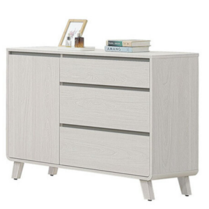 A65-09 瑞莎4尺三抽收納櫃 門內附*1隔板