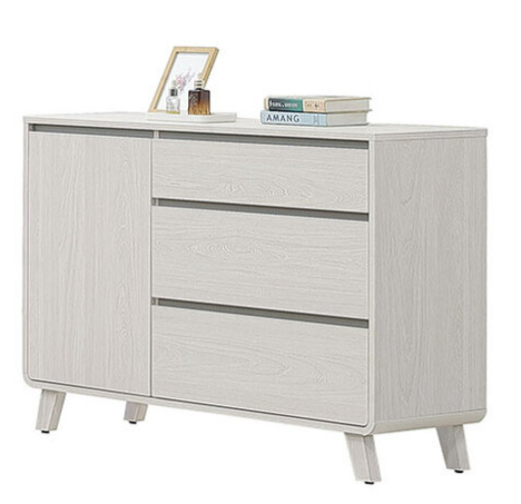 A65-09 瑞莎4尺三抽收納櫃 門內附*1隔板