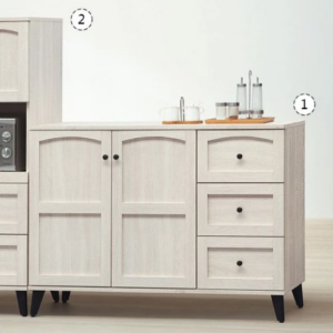 D730-2 艾瑪莎北歐風4尺餐櫃