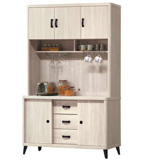 D729-3 布萊德4尺餐櫃 全組