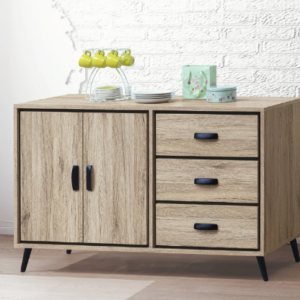 D729-10 伊勢丹4尺餐櫃 下座 附活動隔板*2