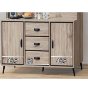 D729-12 伊勢丹5尺餐櫃 下座