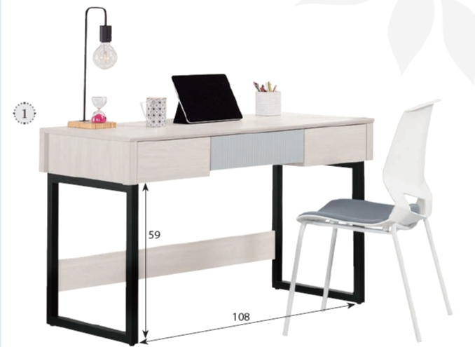 A1599-1 喬倫斯4尺書桌