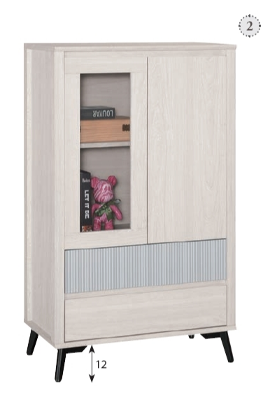 A1477-2 喬倫斯2.3尺置物櫃 附活動隔板*1