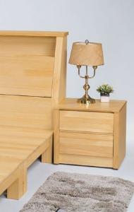 F112-7 艾莎床頭櫃 半實木 鋼珠滑軌