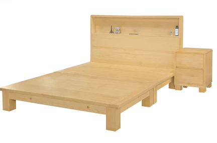 F113-3 雲檜實木床頭櫃