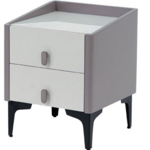 C798-13 #32床頭櫃 固定白岩板