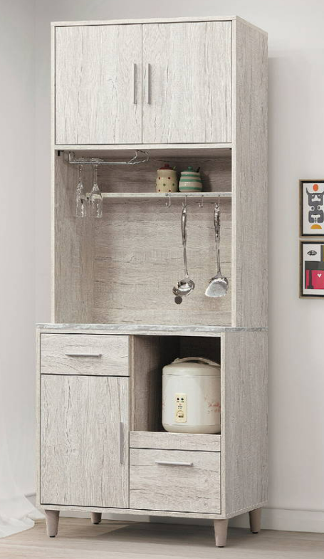 D731-5 迪奧2.7尺餐櫃 單門