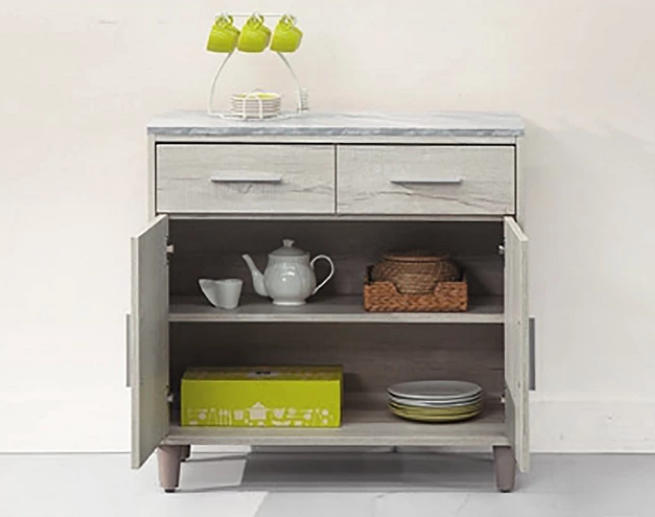 D731-6 迪奧2.7尺雙門餐櫃下座