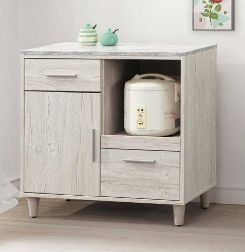 D731-8 迪奧2.7尺單門餐櫃下座