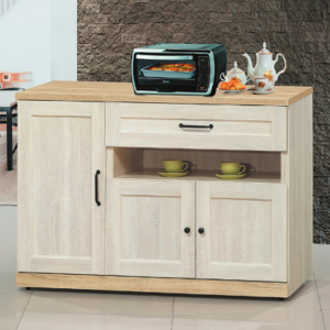 D732-5 鄉村風4尺餐櫃下座