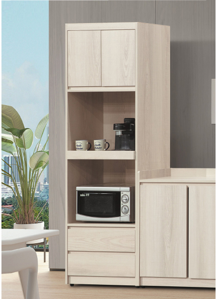 D733-2 卡洛琳北美杉木2*6尺收納立櫃