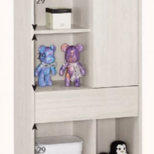 A1475-4 羅恩2尺置物展示櫃 附活動隔板*2