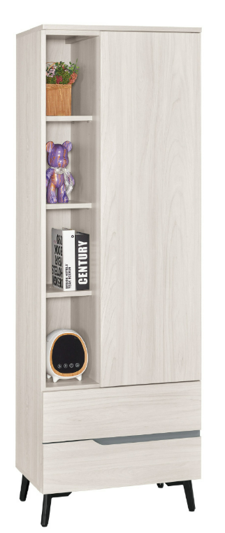 A1475-3 羅恩2尺半開放展示櫃 附活動隔板3大3小片