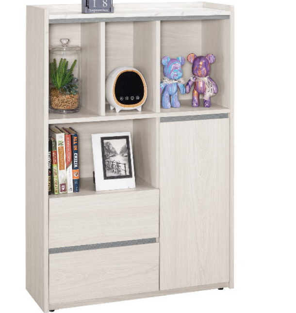 A1603-3 希斯洛2.7尺書櫥 附活動隔板*1