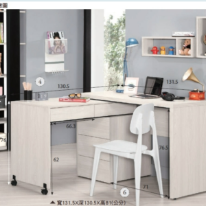 A1604-1 艾德嘉4尺多功能旋轉桌 正向