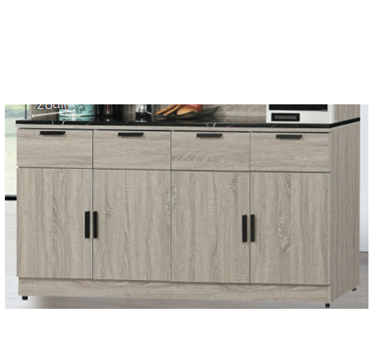 D735-4 夏洛特5.3尺石面餐櫃下座