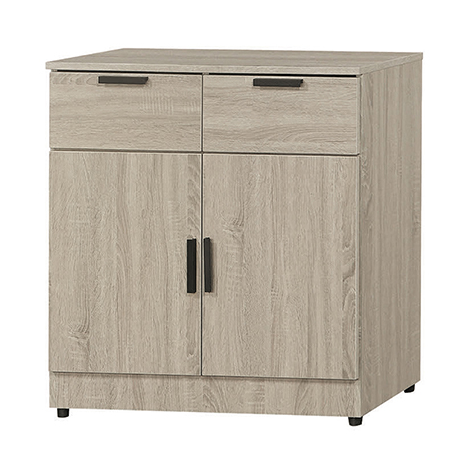 D735-10 夏洛特2.7尺木面餐櫃下座