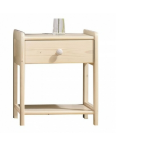 F120-6 幸運草象牙白床頭櫃