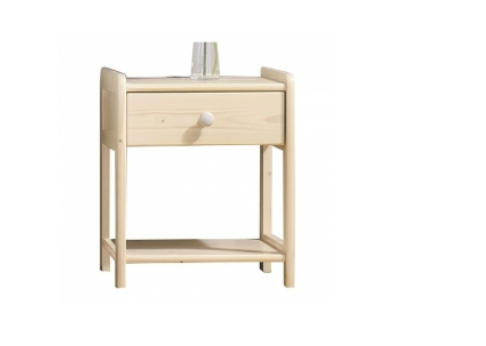 F120-6 幸運草象牙白床頭櫃