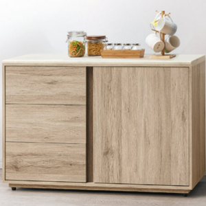 D738-3 莫蘭迪4尺岩板餐桌