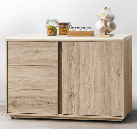 D738-3 莫蘭迪4尺岩板餐桌