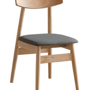 D801-5 深灰小牛角貓抓皮餐椅 座高46 座高44公分