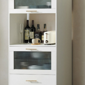 D738-11 金剛70公分白色餐邊櫃