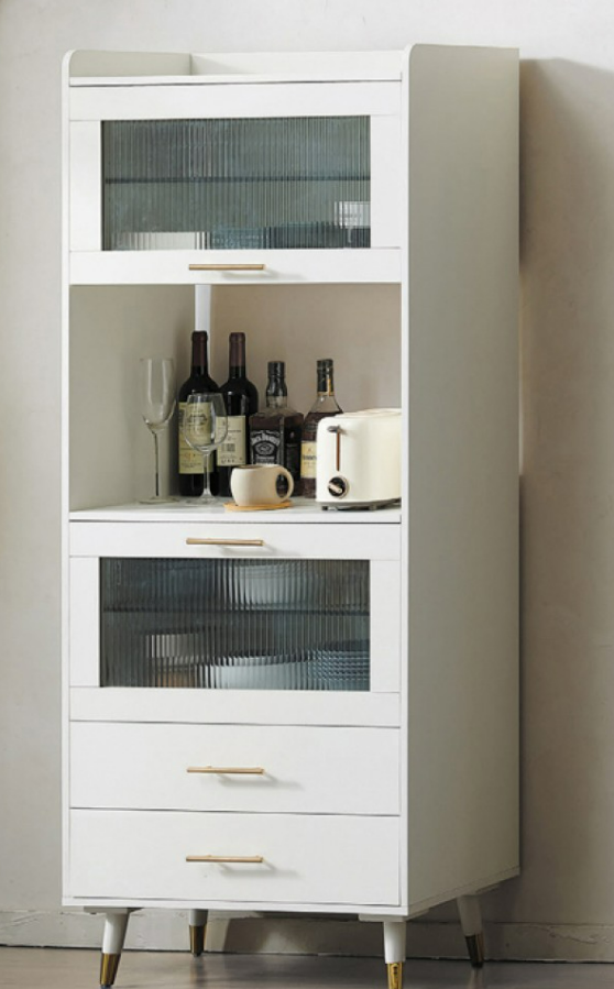 D738-11 金剛70公分白色餐邊櫃