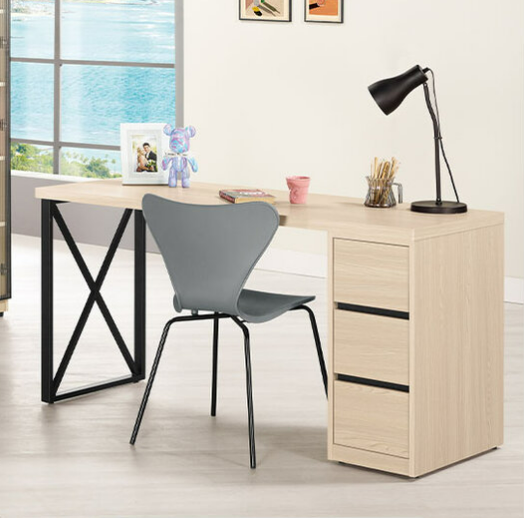 A1608-3 艾維斯5尺三抽書桌