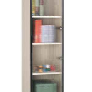 A1609-3 里斯特1.3尺鋁門書櫥 附活動隔板*4