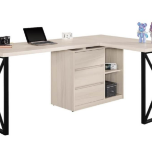 A1610-4 里斯特6.8尺多功能組合書桌 全組 桌面5尺+5尺