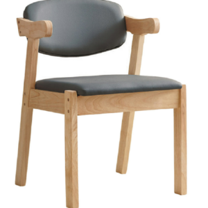 D805-2 Z字深灰貓抓皮餐椅