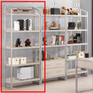 A1614-1 卡蜜拉2.7尺開放書櫃