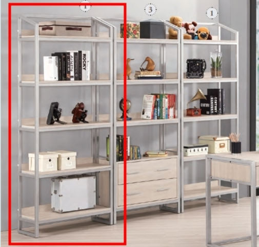 A1614-1 卡蜜拉2.7尺開放書櫃