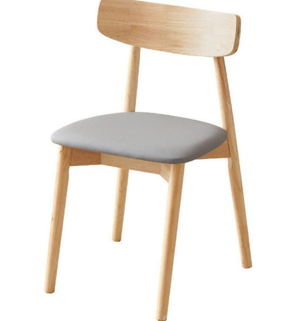 D805-4 瓦力淺灰本木貓抓皮餐椅