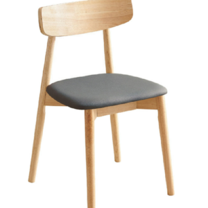 D806-2 瓦力深灰本木貓抓皮餐椅