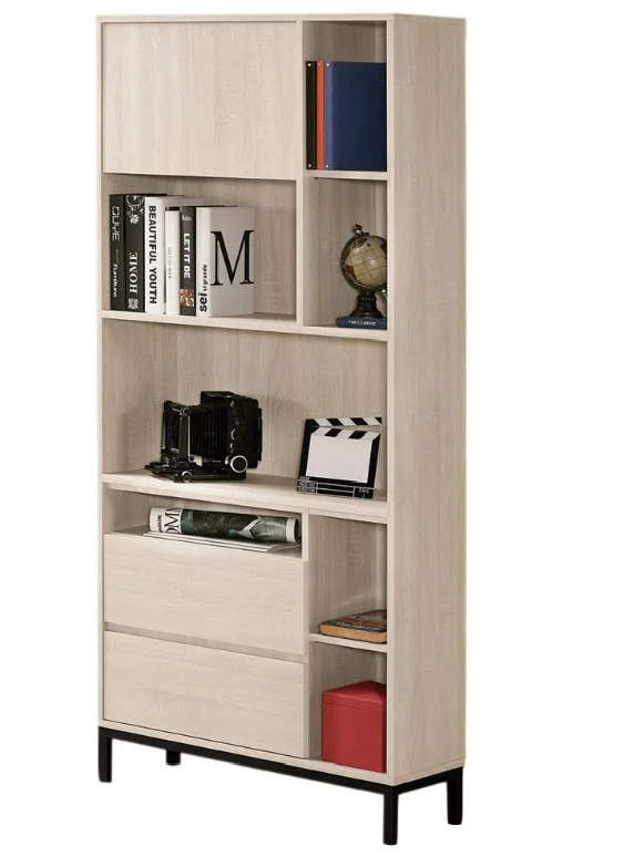 A1615-2 丹妮拉2.7尺二抽書櫥