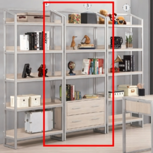 A1614-3 卡蜜拉2.7尺二抽書櫃