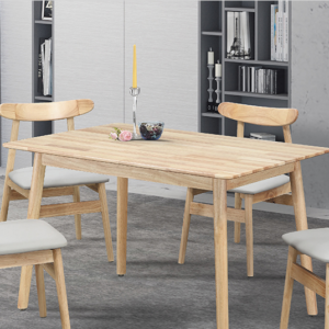 D807-6 原木色4尺餐桌