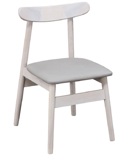 D808-4 小牛角皮面餐椅 座高45公分