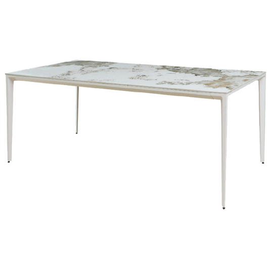 D809-1 潘朵拉直角白鋁6尺餐桌