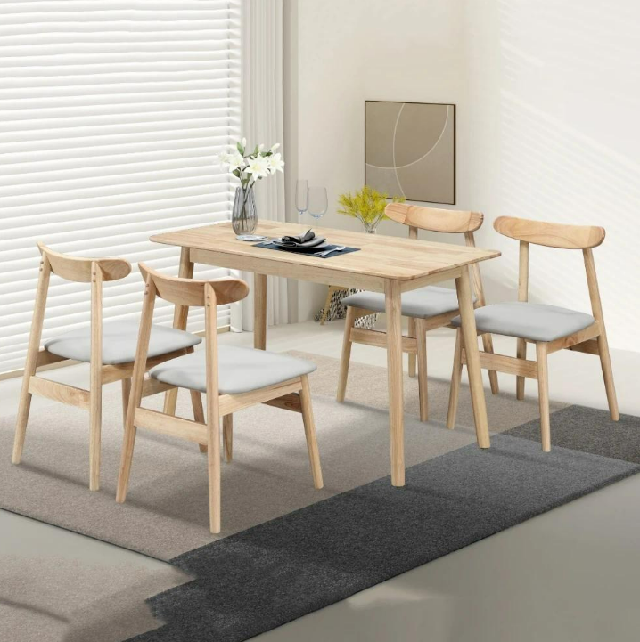 D807-8 原木色4尺餐桌