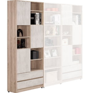 A1616-2 納維斯2.7尺書櫥 附活動隔板6片