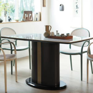 D811-4 達雷爾岩板4.6尺餐桌