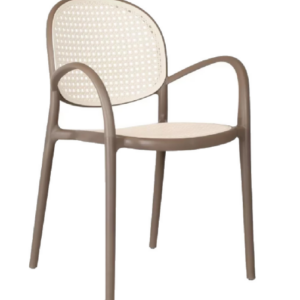 D811-3 格倫灰白色餐椅