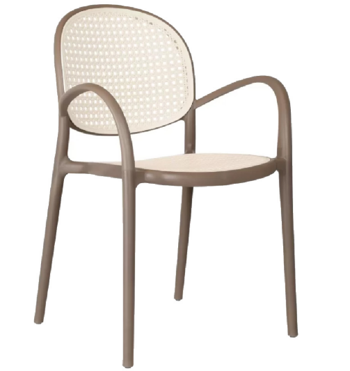 D811-3 格倫灰白色餐椅