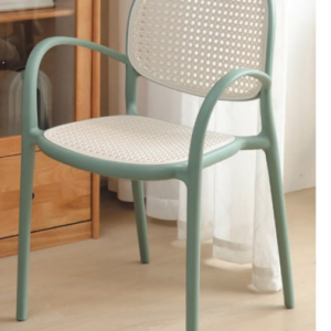 D811-6 格倫餐椅綠白色