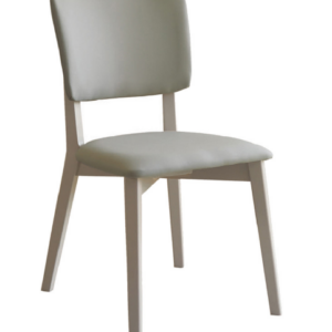 D812-4 艾娜奶白米餐椅  座高45公分 座高44公分