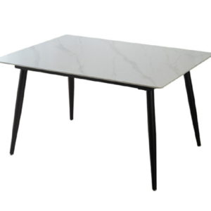 D814-1 柏妮白亮岩板餐桌